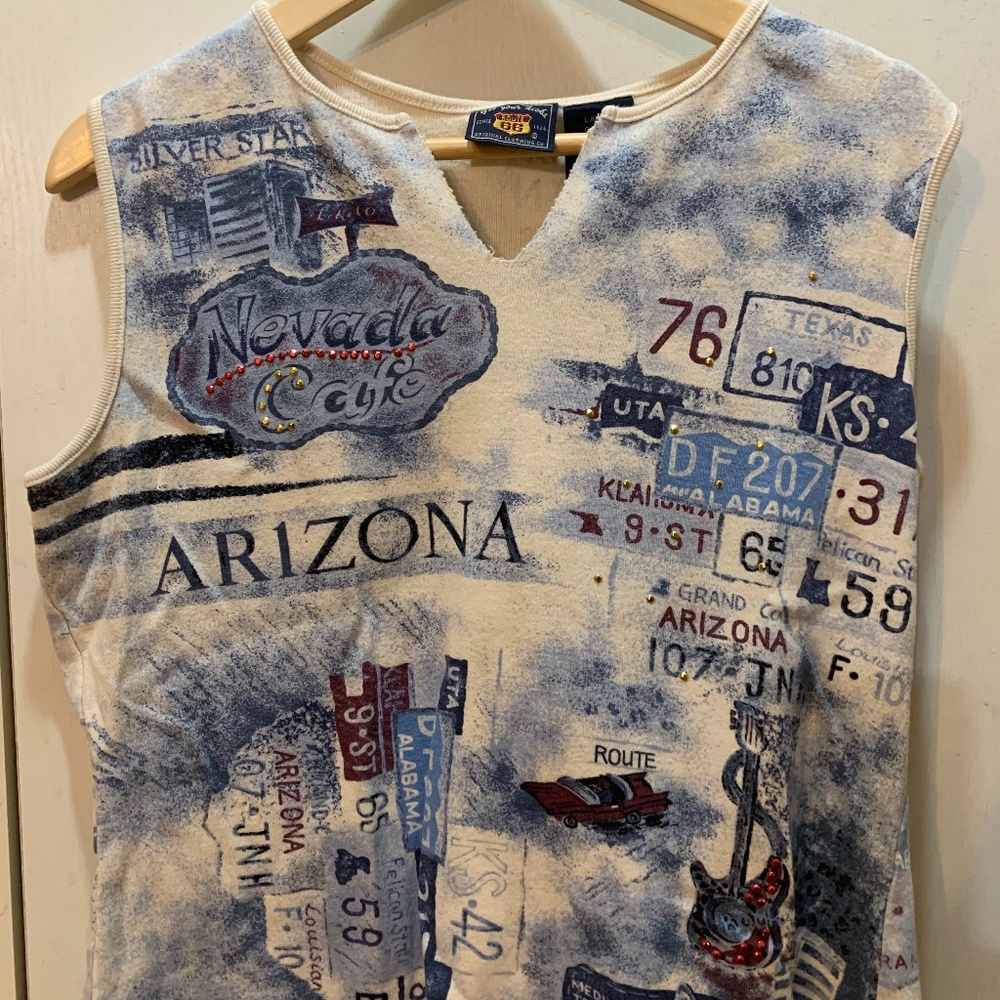 Sleeveless top